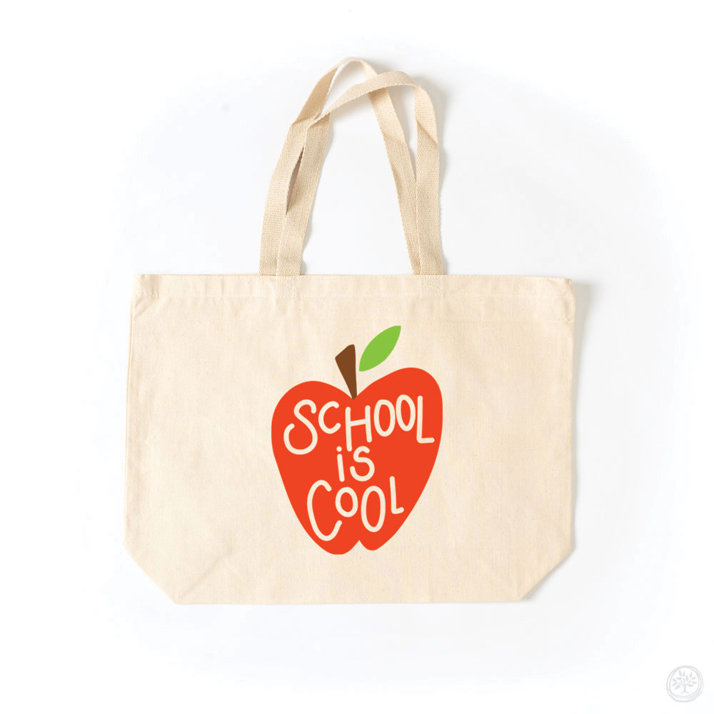 School Is Cool - Apple Tote